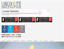 Tablet Screenshot of linuxliteos.com